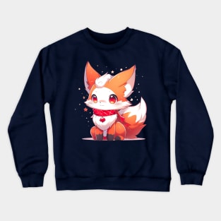 Cozy Fox Winter Vibes Crewneck Sweatshirt